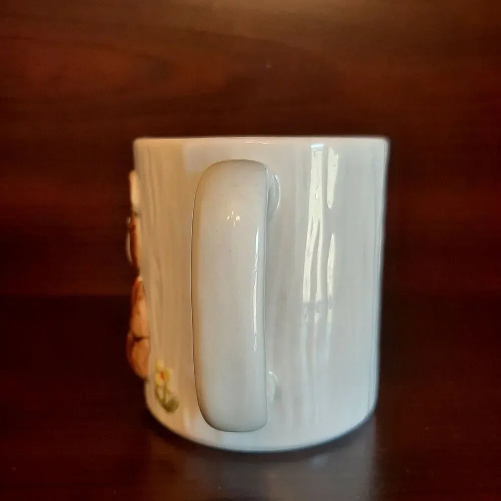 Vintage Otagiri 1983 Teddy Bear Coffee Mug cup Made in Japan Sticker Handpainted
